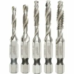 48-89-4874 Milwaukee Shockwave Impact Drill And Tap Bit Set - Silver