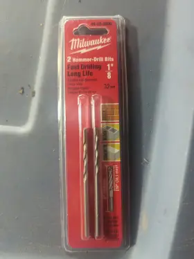 48-20-8800 Milwaukee 48208800 1/8 Inch Hammer Drill Bits 2 Pack