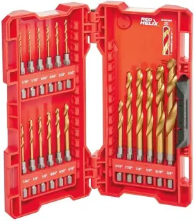 48-89-4680 Milwaukee 48894680 18-piece Shockwave Impact Duty Thunderbolt Titanium Drill B
