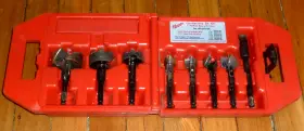 49-22-0130 Milwaukee Milwuakee 49-22-0130. Contractors Heavy-duty Bit Kit With Case. Good Used
