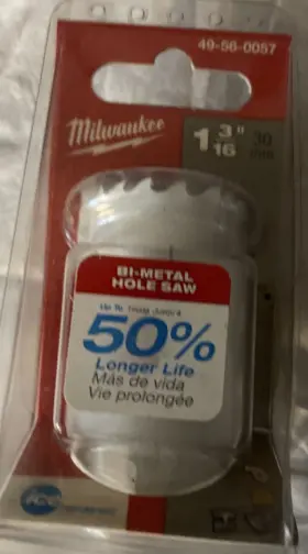 49-56-0057 Milwaukee 49-56-0072 Hole Dozer Bi-metal Saw - 1 3/16 In Model#