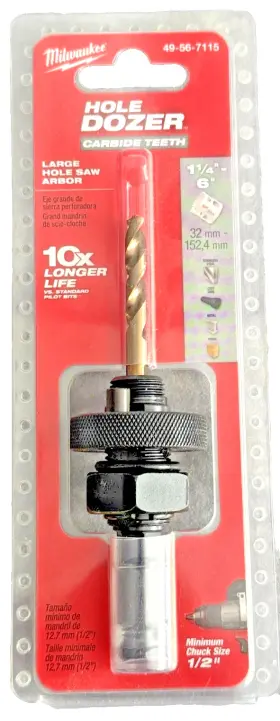 49-56-7115 Milwaukee Hole Dozer With Carbide Teeth