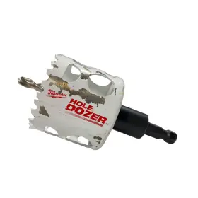 49-56-9668 Milwaukee 2-1/8 Inch Dozer Bi-metal Hole Saw With 3/8 Arbor