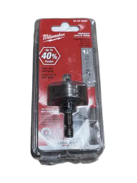 49-56-9820 Milwaukee 1-1/8 Inch Shockwave Impact Duty Hole Saw