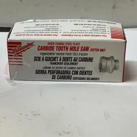 49-57-8201 Milwaukee 11/16 Inch Quick Change Carbide Steel Plate Cutter