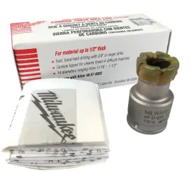 49-57-8205 Milwaukee 49-58-8205 13/16 Inch Carbide Tooth Hole Saw Cutter Only Japan New In Box