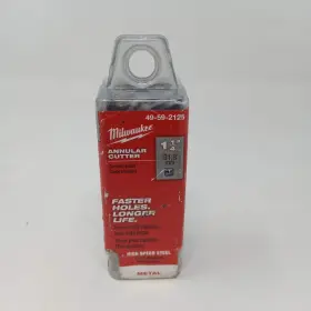 49-59-2125 Milwaukee New 1 1/4 Annular Cutter Drill Bit Silver