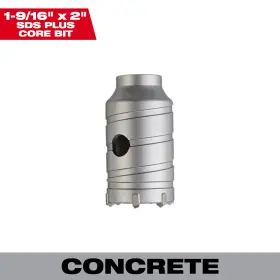 48-20-5215 Milwaukee 4921296 Sds-plus Masonry Core Bit 1 9/16 Inch X 2 Model#