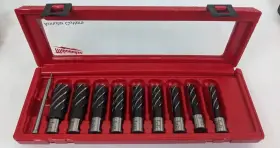 4922841049228400 Milwaukee Tool 49-22-8410 9 Piece Hss Annular Cutter Set He2059500