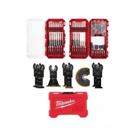 Milwaukee 711181572032 Shockwave Impact-duty Alloy Steel Screw Driver Bit Set With Oscillating Multi-to