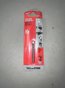 48-20-8991 Milwaukee Electric Tool Corp. 3/16 Inch Tile And Natural Stone Drill Bit