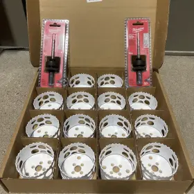 49-56-5180 Milwaukee Tool Usa Made 16 Pack 3 Inch Hole Dozer Bi-metal Saw