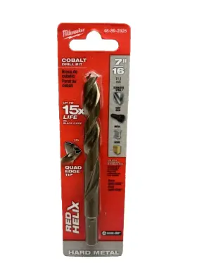 48-89-2325 Milwaukee Tools 7/16 Inch Cobalt Drill Bit