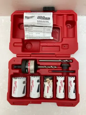 49-22-4005 Milwaukee Tools Tools-9 Pc Hole Dozer Saw Kit Drill Bit And Cas Lp2126794