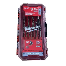 48-89-2370 Milwaukee Tools Cmp101616 13pc Red Helix Cobalt Drill Bit Set Model