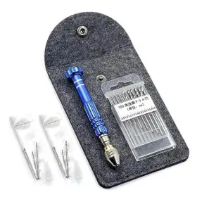 Mio 753326795685 Hand Pin Vise With 16 Pcs Drill Bits For Resin Rotary Tools Wood