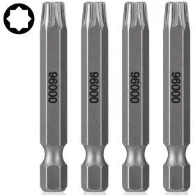 Hui-morningro-0670 Morningro 4pcs Spider Driver Bits 8 Point Star Bit 2 Inch Length S2 Steel With Magne