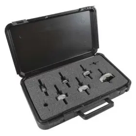 Cts02 Morse Carbide Hole Cutter Kit 9 Pcs. 6 Teeth