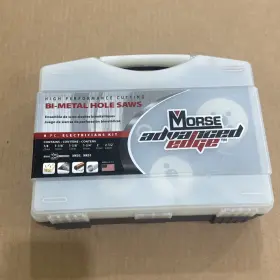 Mk0600l Morse Performance Electricians Hole Saw Kit Range 7/8 Inch To 2-1/2