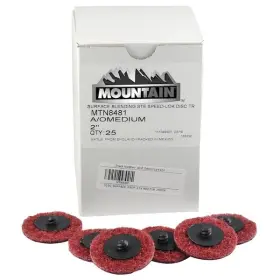 Mountain 8481 Disc Surface Prep 2in Medium 25/box 818380084813