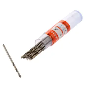 Sz050090031323rk-9 Mtsooning 10pcs 1.3mm Mini Drill Bits Set For Metal Wood Diy Crafts And Model Making
