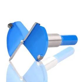 N C 313103591543 1-5/8 Inch Forstner Drill Bit Hex Shank Carbide Tipped Wood Drilling Tool Punch
