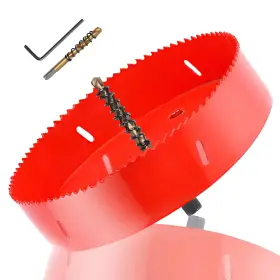 N C 744110147490 10 Inch Bi-metal Hole Saw Hss Cutter Heavy Duty For Drilling Wood Plastic P