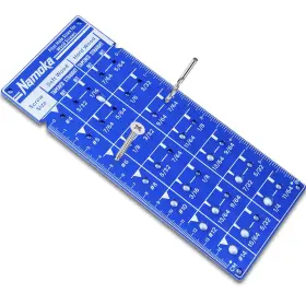 Phs-02 Namoka Screw Size Chart And Drill Bit Gauge - Laser-etched 6061 Aluminum Pilot Hole Gu