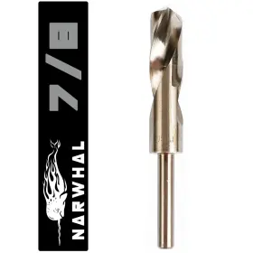 Narwhal 810147653485 7/8 Inch Cobalt Drill Bits Industrial M35 1/2 Shank 6 Oal 135 Degree