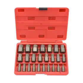 04204a Neiko 816914020672 Hex-head Multispline Screw And Bolt Extractor Set Easy-out Extr