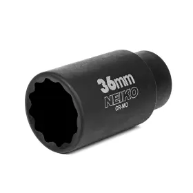 02527a Neiko 816914023727 36mm Socket 1/2 Inch Drive Deep Impact Spindle And Axle Nut Socke