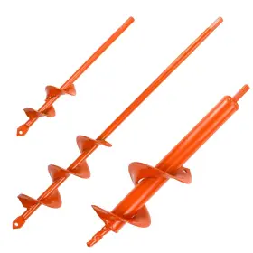 Neotec 037936956323 3pcs Planting Auger Spiral Hole Drill Bit Garden Yard Bulb Earth Planter Tool
