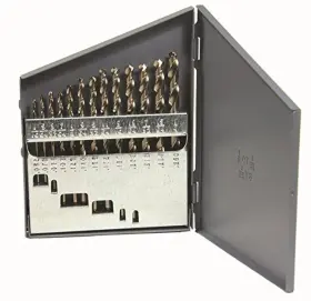240-d Norseman By Viking 68320 135deg Split Pt Cobalt Jobber Gold Drill Bit Set 13 Pc