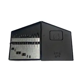 22863 Norseman Drill 1/16 Inch - 1/4 Hi-molybdenum Steel Bit Set 13-piece