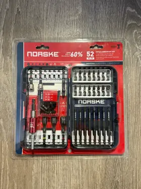 Nibpi707 Norske Tools 52pc Screwdriver Bit Set Impact Torsion Ph Bits Sq