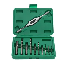 Ocgig 764116147326 11 Pcs Damaged Broken Screw Extractor Drill Bit Bolt Stud Remover Tool Kit Set