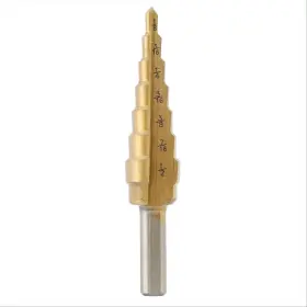 26533 Oemtools Titanium Step Drill Bit 1/4-1/2 Inch High Speed Steel Two-flute