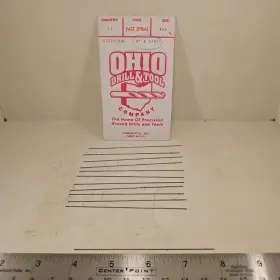 S502868af Ohio Drill And Tool New Lot Of 12 #68 Bits Fast Spiral 4 Inch X 5/8
