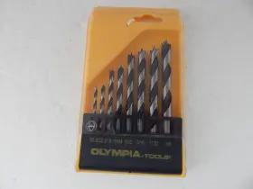400-318-0796 Olympia 8pc Wood Drill Bits Set New