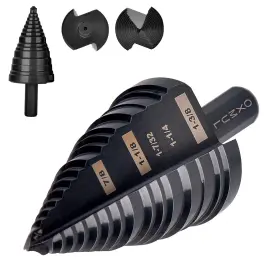 Z138-204 Oxmul M35 Step Drill Bit For Metal 1/4 To 13/8 Cobalt Bits Heavy Duty Stainless