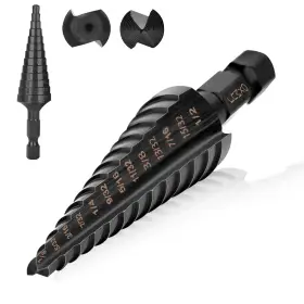 Z18-205 Oxmul M35 Step Drill Bits For Metal 1/8 To 1/2 Cobalt Bit Heavy Duty Stainless S