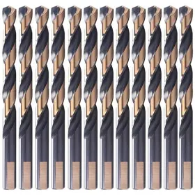 Oxtul 941586101351 12 Pcs 9/32 Inch Black And Gold Drill Bits