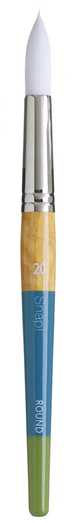 5a002zpb-1h13n Pacon Princeton Snap White Taklon Short Handle Brush-round Size 20 -