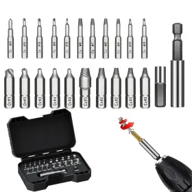 A1036us Paddsun Ab -yky Gifts For Men And Women 22 Pcs Titanium Damaged Screw Extractor Set With Magn