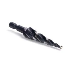 Panovos 710702403060 Four Spiral Flute M35 Cobalt Step Drill Bit Set 1/8 Inch - 1/2 13 Sizes Impact