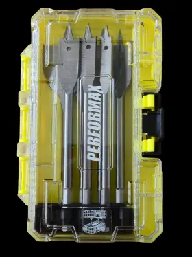 301218 Performax - 7 Piece 6in Spade Bit Set With Hard Storage Case Free Shipping