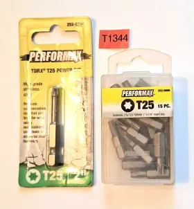Rf25tx115 Performax Torx Insert Bit T25 1 Inch 15 Pack And Power -