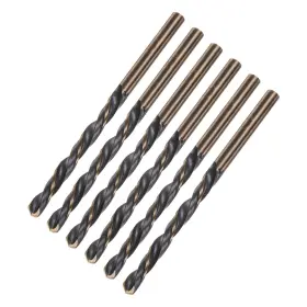 4341 Peroup 601968114893 6x 4.2mm Nitride Titanium Coated High Speed Steel Twist Drill Bits