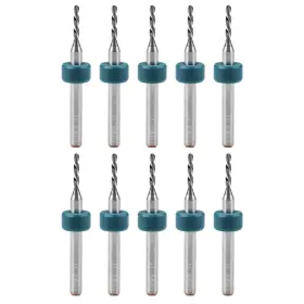 Peroup 617662377823 10pack 1.5mm Tungsten Carbide Pcb Drill Bits Cnc Engraving Print Circuit Board