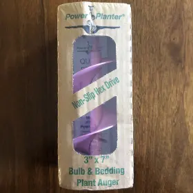 Power Planter 046443307160 Pink Bulb And Bedding Auger For Speedy Planting 3 Inch X 7 New
